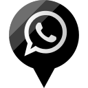 media, social, whatsapp svg vector icon