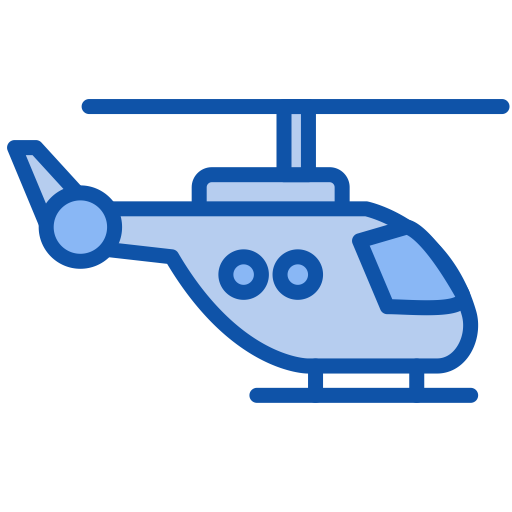 Helicopter svg vector icon