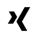 xing,black icon