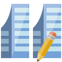 company,pencil icon