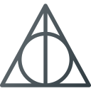 deathly, hallows, harry, magic, movie, potter, rune svg vector icon