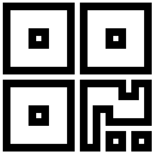 Qrcode svg vector icon