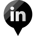 linkedin, media, social svg vector icon