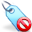 blue, delete, tag icon