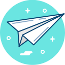 communication, mail, origami, paper, plane, send svg vector icon