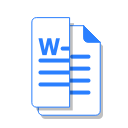 cut, doc, file, ms, office, word svg vector icon
