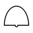 alert, bell, dashboard, notification svg vector icon