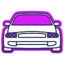 auto, car, chevrolet, transport, travel svg vector icon