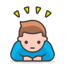 2, bowing, man svg vector icon