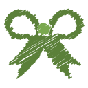 bow, christmas, decoration, gift, ornament, ribbon, scribble svg vector icon