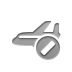 plane,cancel icon
