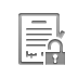 contract,lock,open icon
