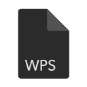 extension, file, format, wps svg vector icon