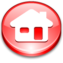 home, house, red icon