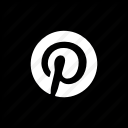 feed, logo, media, news, pinterest, social svg vector icon