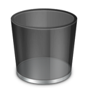 bin, empty, recycle icon