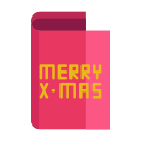 card, christmas, greeting, merry, receive, send svg vector icon