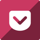 gloss, media, pocket, social, square svg vector icon