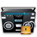 tape,recoder,unlock icon