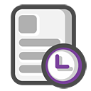 my recent,recent,document,file,paper icon