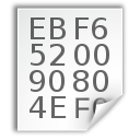 text,hex,file,document icon