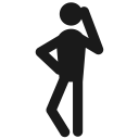 behaviour, communication, hair, human, style, swag svg vector icon