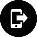 calling, downloading, mobile, mobile phone, phone, screen, sending, updating, upgrading, uploading icon
