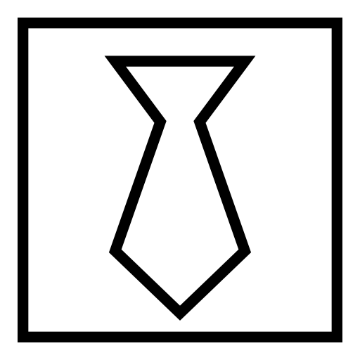 Black Tie svg vector icon