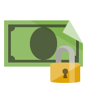 bill,lock icon