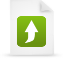 document, file, green, paper icon