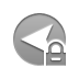 arrowhead,left,lock icon