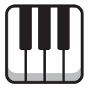 casio, keyboard, keyboard piano, music, piano, piano keyboard, yamaha svg vector icon