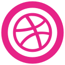 ball, dribbble svg vector icon
