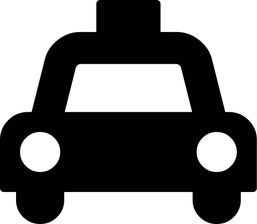 Taxi svg vector icon