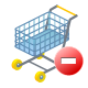cart, ecommerce, remove, shopping icon