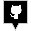 github, media, social svg vector icon