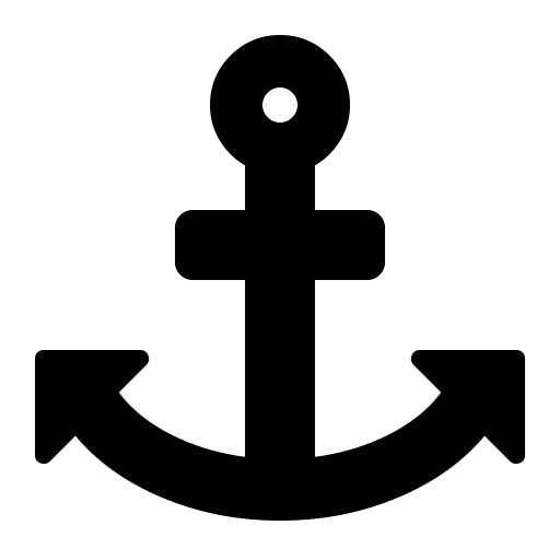 Anchor svg vector icon