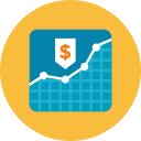 graph, money svg vector icon