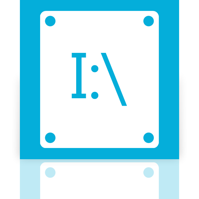 i, mirror icon