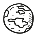 astronomy, pluto, space svg vector icon