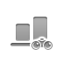 align,horizontal,bottom,binoculars icon