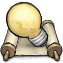bulb,script icon