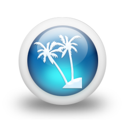 glossy,blue,orb icon