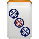 mahjong, pin icon