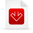 document, file, paper, red icon