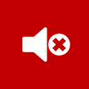 not, running, volume icon