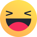 emoji, emot, happy, joy, laugh, reaction, smile svg vector icon