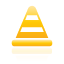 cone, traffic, yellow icon
