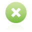 button, cross, green icon