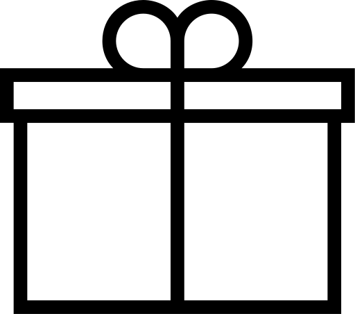 Gift Regular svg vector icon